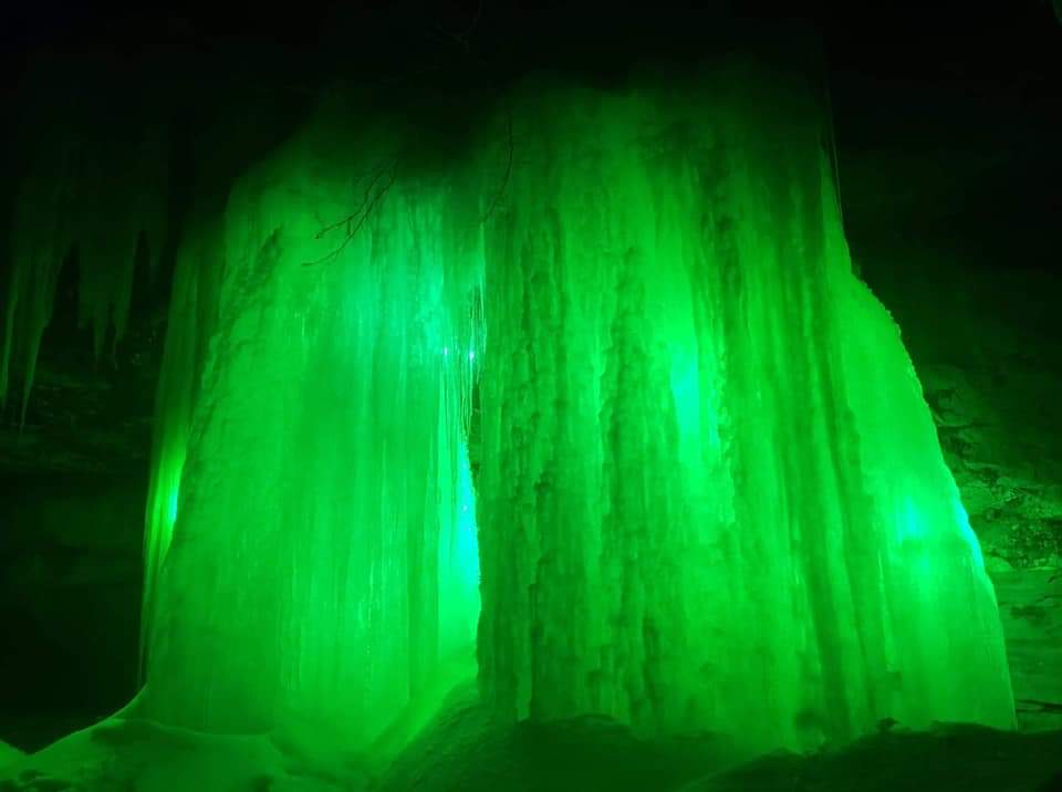 Apostle Islands Ice Caves at Night