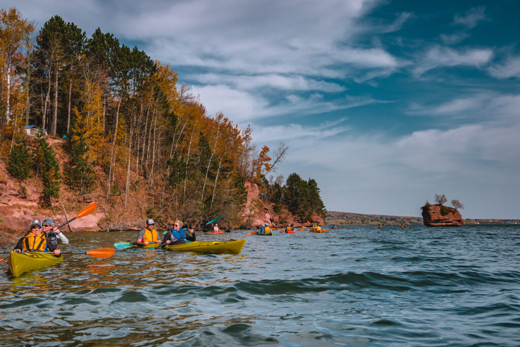 Meyers Beach Tandem Kayak Rental Apostle Islands Tours